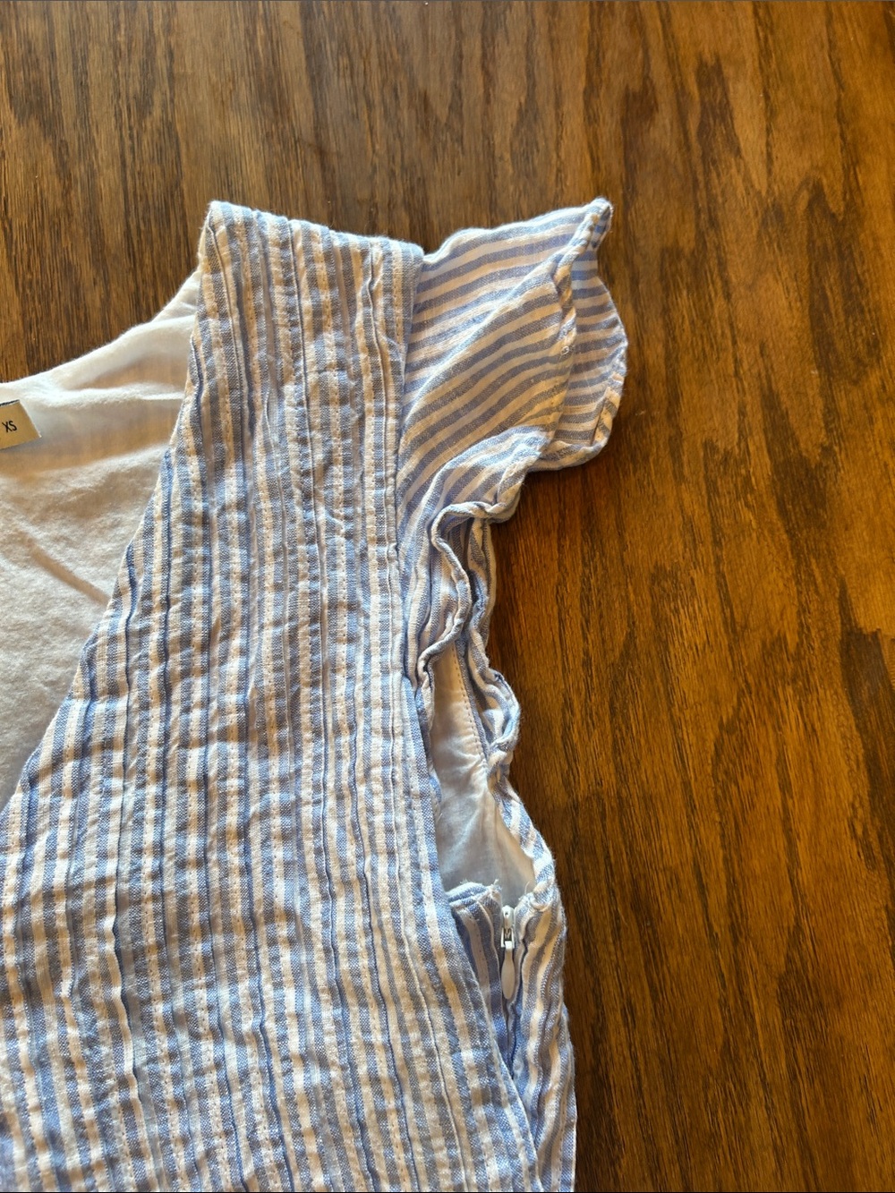 Vineyard Vines Blue & White Striped Smocked Summer Dress - Picture 7 of 8